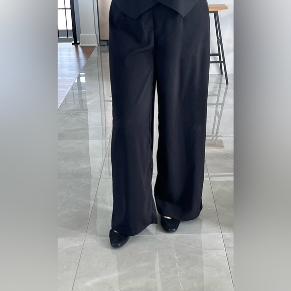 Black Tuxedo pants for women - Picture 1 of 9